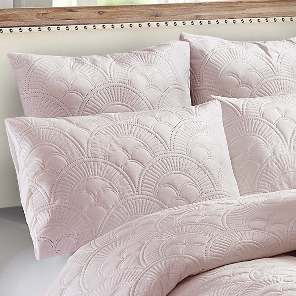 Mystique BLUSH Quilt Cover Set by Concierge Online