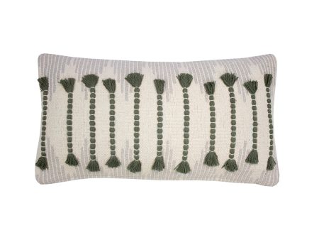 Eradu MOSS Rectangle Cushion 30 x 60cm by Bambury Online Sale