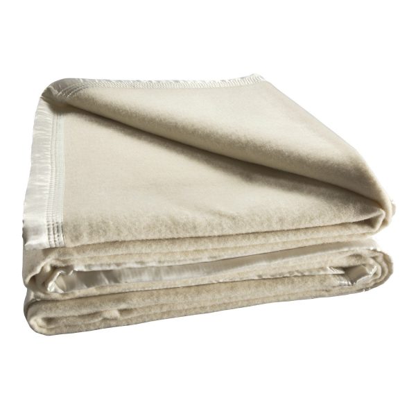 Australian Wool Blanket 480gsm Cream by bianca Online now