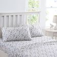 LAURA ASHLEY Spring Bloom WILDFLOWER 375THC Cotton Sheet Set For Sale