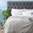 Solana SILVER Washed Cotton Quilt Cover Set by Renee Taylor on Sale