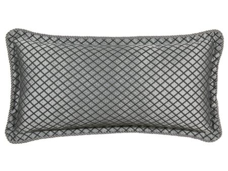 Lancaster Silver Long Filled Cushion by Davinci Discount