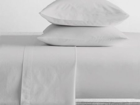 Organic Cotton Percale 300TC VAPOUR Sheet Set by Renee Taylor Supply