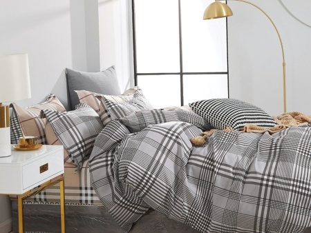 Brax Grey Quilt Cover Set by Ardor Online Hot Sale