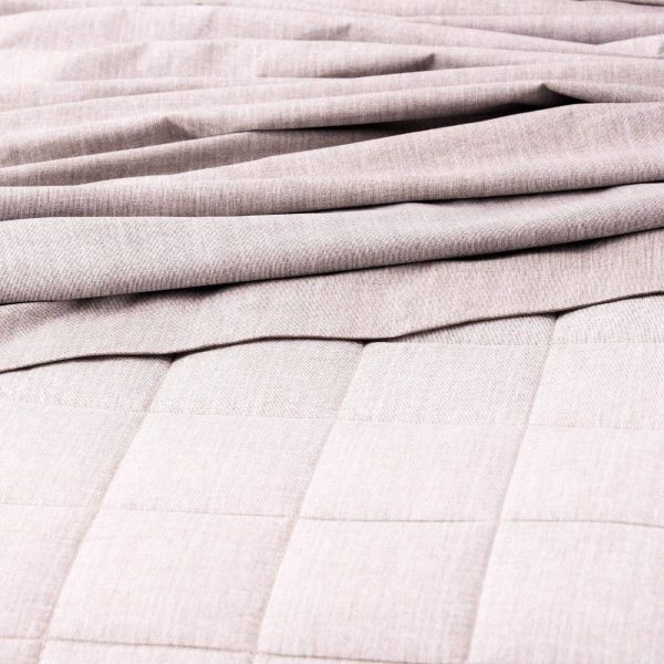 Park Avenue Paradis PLUM Washed Chambray QUILTED Quilt Cover Set Discount