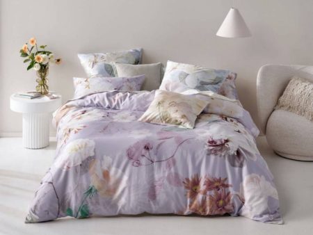 Annella Lilac Quilt Cover Set by Linen House Supply