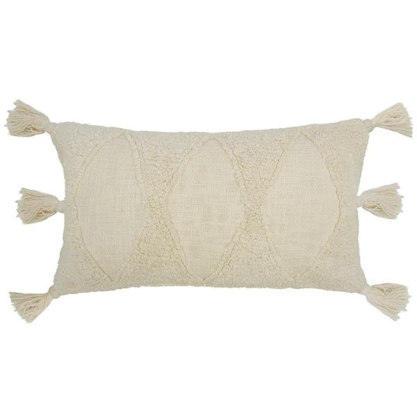 Jardee Stone Rectangle Cushion by Bambury Online now