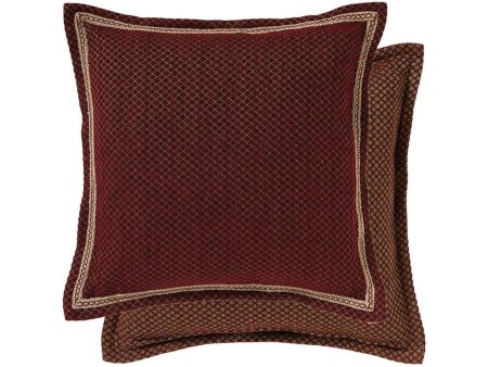 Napoleon Shiraz Square Filled Cushion by Davinci Online Hot Sale