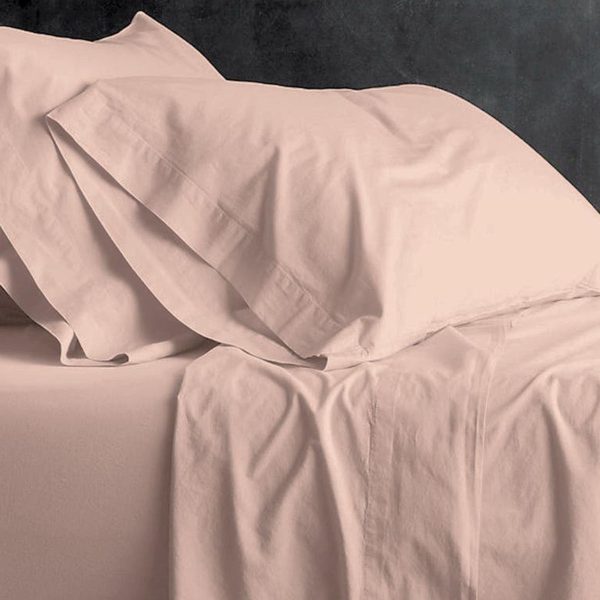 Park Avenue European Vintage BLUSH Washed Cotton Sheet Sets Online