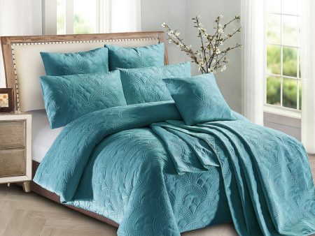 Mystique OCEAN Quilt Cover Set by Concierge Discount