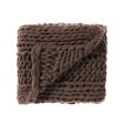 Lana Mocha Throw Rug by Linen House Hot on Sale