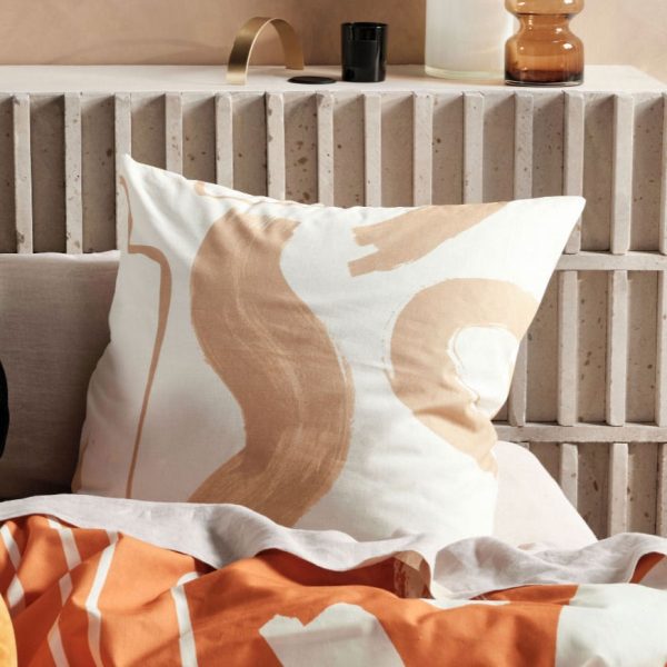 Arden Apricot European Pillowcase by Linen House Cheap