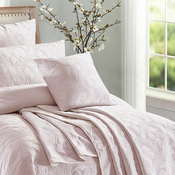 Mystique BLUSH Quilt Cover Set by Concierge Online