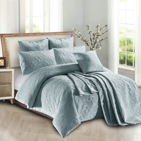 Mystique GREY Quilt Cover Set by Concierge Supply