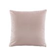 Vivid Blush Coordinates Velvet Square Cushion by Bianca Discount