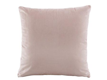 Vivid Blush Coordinates Velvet Square Cushion by Bianca Discount