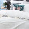 Solana WHITE Washed Cotton Quilt Cover Set by Renee Taylor Fashion