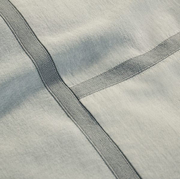 Selvedge Jade European Pillowcase Pair by Sheridan X Jac+Jack Online now