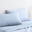 300TC Organic Classic Percale SOFT BLUE Sheet Set by Sheridan Online