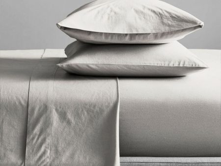 Organic Cotton Percale 300TC MOONBEAM Sheet Set by Renee Taylor For Cheap