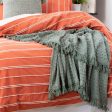 Hudson Vintage Washed Cotton Chenille Paprika Quilt Cover Set by Renee Taylor Online