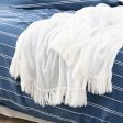 Hudson Vintage Washed Cotton Chenille Blue Quilt Cover Set by Renee Taylor Online Sale