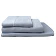 300TC Cotton Percale Sheet Set Denim by Logan and Mason Online Hot Sale