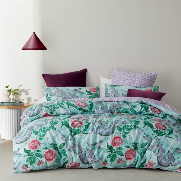 Dragon Jade Quilt Cover Set By Logan & Mason Online Sale