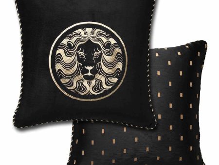 Massimo Black (Lion)  European Pillowcase by Davinci Online now