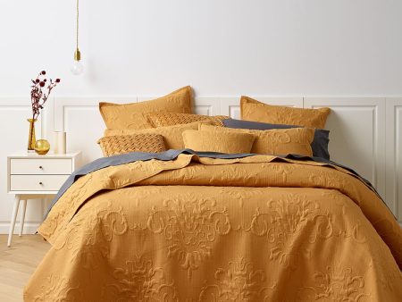 Gatwick Bedspread Set Gold By Bianca For Cheap