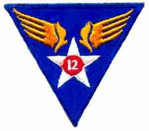 12th Air Force patch Supply