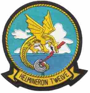 Helmineron Twelve Navy Helicopter Squadron Patch Supply