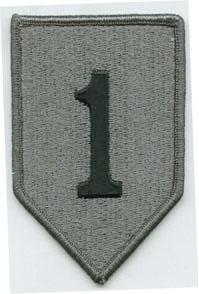 1st Infantry Division, Army ACU Patch with Velcro Supply