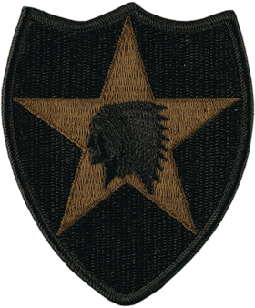 2nd Infantry Division Subdued Cloth Patch Online Sale