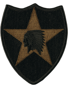 2nd Infantry Division Subdued Cloth Patch Online Sale