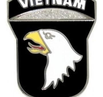 101st Airborne Division Vietnam metal hat pin Hot on Sale