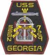 USS GEORGIA SSBN729 Navy Submarine Patch Fashion