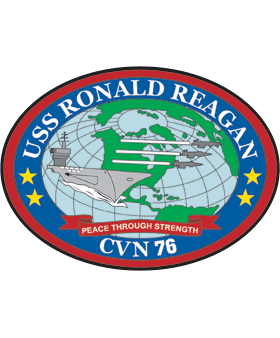 USS Ronald Reagan CVN 76 DECAL For Discount