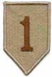 1st Infantry Division Patch desert subdued Online