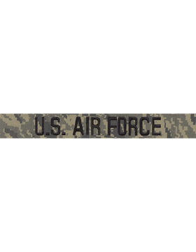 Air Force Branch Tape in ABU Tiger with Velcro Backing Sale