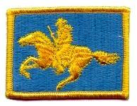 Wyoming National Guard Full Color Patch with US Army Military Insignia Fashion