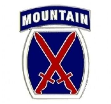 10th Mountain Division lapel pin Discount