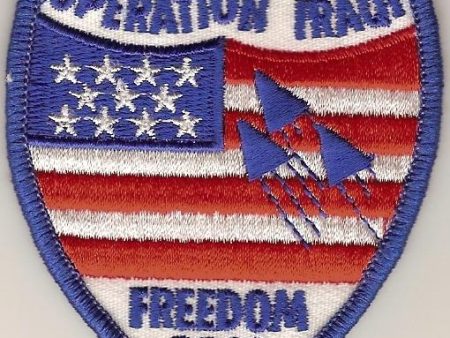 Operation Iraqi Freedom Custom made Cloth Patch Online now