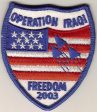 Operation Iraqi Freedom Custom made Cloth Patch Online now