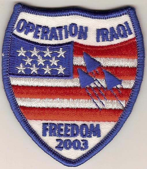 Operation Iraqi Freedom Custom made Cloth Patch Online now