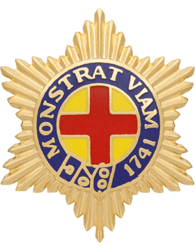 211th Military Police Battalion Massachusetts National Guard Unit Crest with MONSTRAT VLAM 1741 Motto For Sale