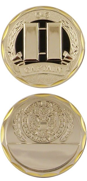 US Army Captain rank insignia challenge coin Cheap