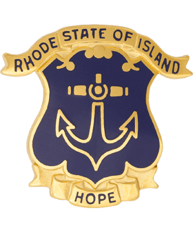 Rhode Island Army National Guard Unit Crest with State Headquarters Sale