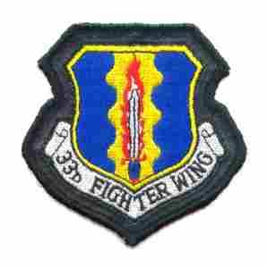 33rd Fighter Squadron Patch Supply