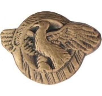 WWII Honorable Discharge Ruptured Duck in bronze metal lapel pin Supply